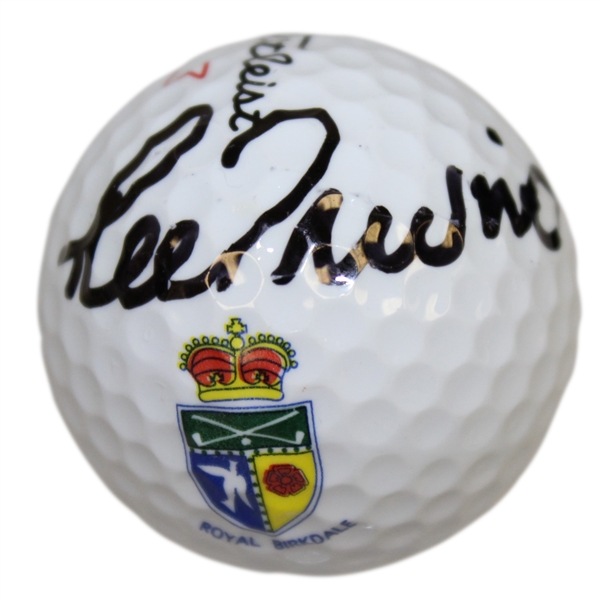 Lee Trevino Signed Royal Birkdale Logo Golf Ball JSA ALOA