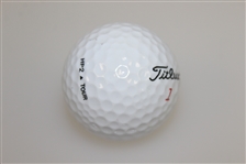Justin Leonard Signed 1997 Royal Troon OPEN Logo Golf Ball JSA ALOA
