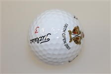 Joe Conrad Signed 2001 Royal Lytham & St. Annes OPEN Logo Golf Ball JSA ALOA