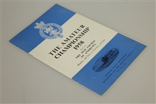 1958 British Amateur at The Old Course St. Andrews Program with Daily Draw Sheets