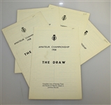 1958 British Amateur at The Old Course St. Andrews Program with Daily Draw Sheets