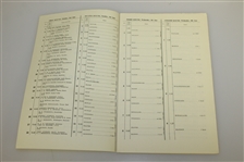1958 British Amateur at The Old Course St. Andrews Program with Daily Draw Sheets
