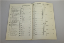 1958 British Amateur at The Old Course St. Andrews Program with Daily Draw Sheets