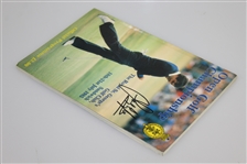 Sandy Lyle Signed 1985 OPEN Championship Program with Pairing Sheet JSA ALOA