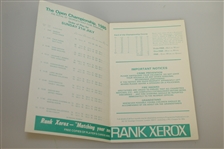 Sandy Lyle Signed 1985 OPEN Championship Program with Pairing Sheet JSA ALOA