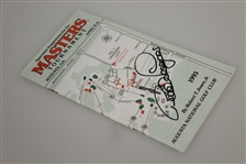 Bernhard Langer Signed 1993 Masters Tournament Spectator Guide JSA ALOA