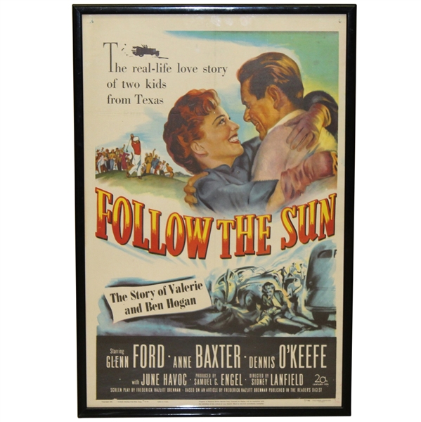 Authentic Follow the Sun Ltd Ed Theatrical Release Movie Litho-Poster Framed