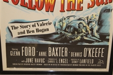 Authentic 'Follow the Sun' Ltd Ed Theatrical Release Movie Litho-Poster Framed