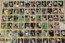 Uncut Complete Golf Card Sheet - 1981 PGA Tour Donruss
