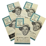 Five 1953 Teeing Off with Sam Snead Booklets