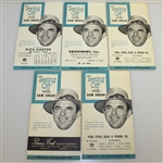 Five 1953 'Teeing Off with Sam Snead' Booklets