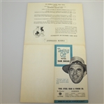 Five 1953 'Teeing Off with Sam Snead' Booklets