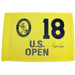 David Graham Signed 1999 US Open at Pinehurst No. 2 Yellow Flag JSA ALOA