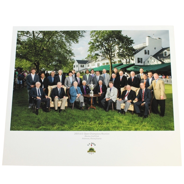 2013 US Open at Merion GC Champions Reunion Dinner Photo - Official Photo