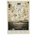 Multi-Signed 2017 Insperity Invitational Matted Poster - Nicklaus, Player, & others JSA ALOA