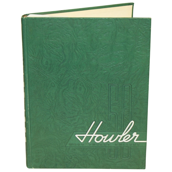 1950 Wake Forest College The Howler Yearbook with Arnold Palmer