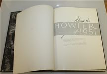 1951 Wake Forest College 'The Howler' Yearbook with Arnold Palmer