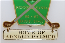 Arnold Palmer 'We're All Part of Arnie's Army' Member's Lion Club - Latrobe, PA Pin