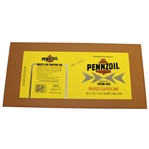 Arnold Palmer Signed Pennzoil 10W-40 Sample Label JSA ALOA