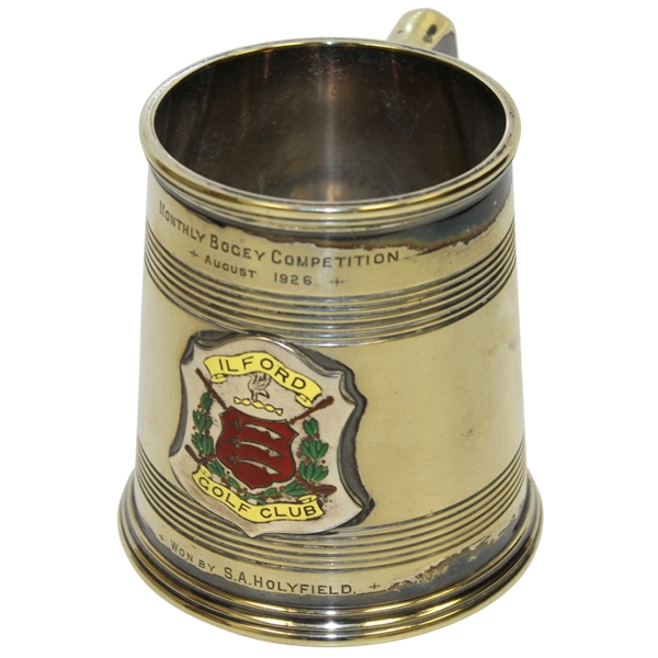 1926 Ilford Golf Club Bogey Competition Champions Mug Won by S.A. Holyfield