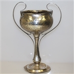 1923 Sterling Silver Hacienda CC President's Trophy First Tournament Won by C.L. Crumrine