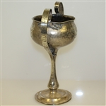 1923 Sterling Silver Hacienda CC President's Trophy First Tournament Won by C.L. Crumrine