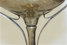 1923 Sterling Silver Hacienda CC President's Trophy First Tournament Won by C.L. Crumrine