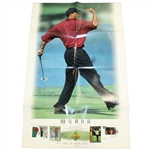 Tiger Woods Upper Deck Fist Pump Connecting You To The Games Biggest Stars Poster