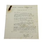 Alistair Cooke Signed Letter to Charles Price - June 22, 1987 JSA ALOA