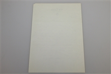 Herbert Warren Wind Signed Handrwitten Letter to Charles Price - June 15, 1984 JSA ALOA