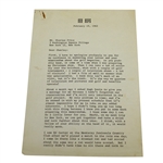 Bob Hope Letter to Charles Price - February 19, 1962