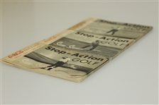 Three Sam Snead Coca-Cola Stop Action Golf Flip Books - Driver, 4-Iron, & Sand Wedge