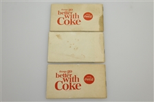 Three Sam Snead Coca-Cola Stop Action Golf Flip Books - Driver, 4-Iron, & Sand Wedge