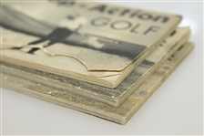 Three Sam Snead Coca-Cola Stop Action Golf Flip Books - Driver, 4-Iron, & Sand Wedge