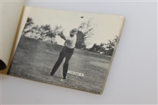 Three Sam Snead Coca-Cola Stop Action Golf Flip Books - Driver, 4-Iron, & Sand Wedge