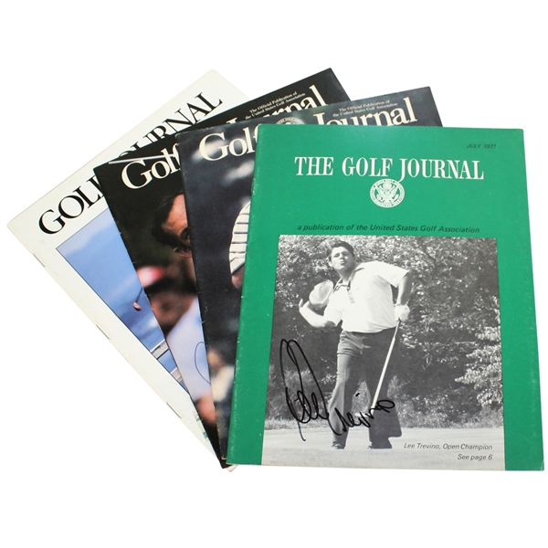 Golf Journal Magazines Signed by Trevino, Graham, Kite, & Nelson JSA ALOA