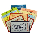 Masters Tournament Parking Permits - 1980, 1982, 1990-94, 1996, 1998, 2000, & 2006