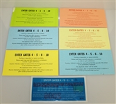Masters Tournament Parking Permits - 1980, 1982, 1990-94, 1996, 1998, 2000, & 2006