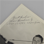 Lew Worsham (D-1990) Signed 8x10 Photo with 1947 US Open Champ Inscription JSA ALOA
