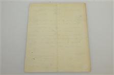 Walter Bourne 1923 Resume Booklet with Two Original Testimony Letters JSA ALOA