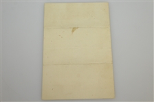 Walter Bourne 1923 Resume Booklet with Two Original Testimony Letters JSA ALOA