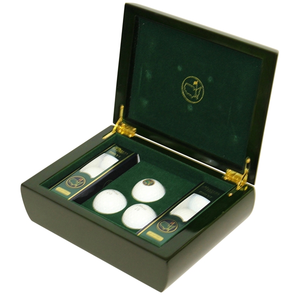 Masters 2015 Commemorative Emerald Box with Two Sleeves of Golf Balls