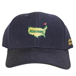 Masters Blue Wool Structured Augusta National Hat