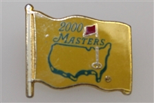2000 Masters Tournament Commemorative Pin - Yellow Flag