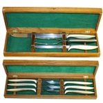 Augusta National Golf Club Knife & Grill Set - Two Boxes - 1983 Media Gift