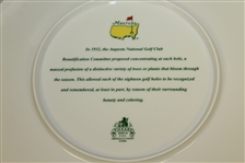 Masters Tournament Pickard Beautification Committee Plate - With Original Box