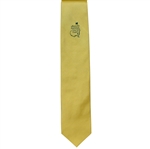 Augusta National Golf Club Member Only Gold Logo Tie
