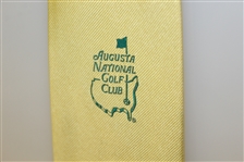 Augusta National Golf Club Member Only Gold Logo Tie