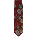 Augusta National Golf Club Member Only Masters Badges Logo Tie