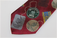 Augusta National Golf Club Member Only Masters Badges Logo Tie
